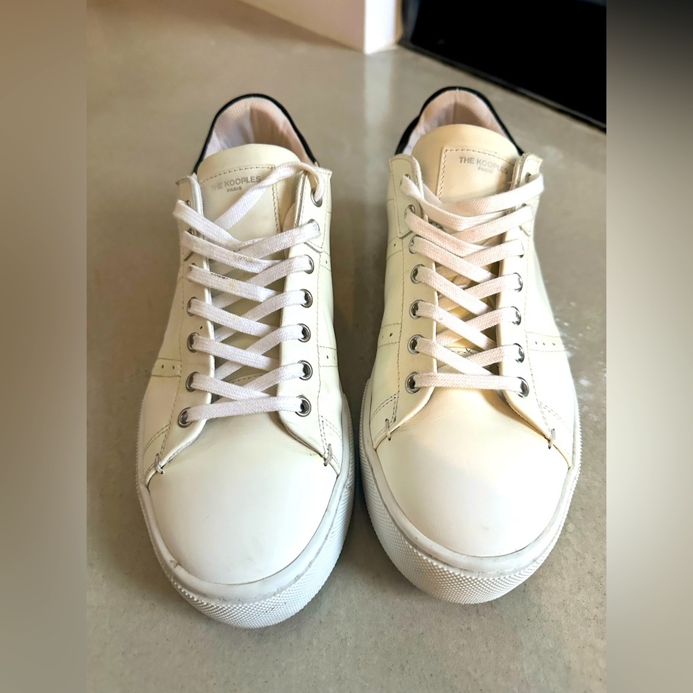 The Kooples Men Sneakers Size 42 Off-White Sneakers